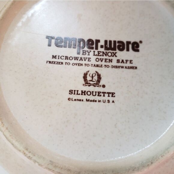 Lenox Temper Ware Silhouette Sugar Bowl & Shakers - Picture 8 of 9